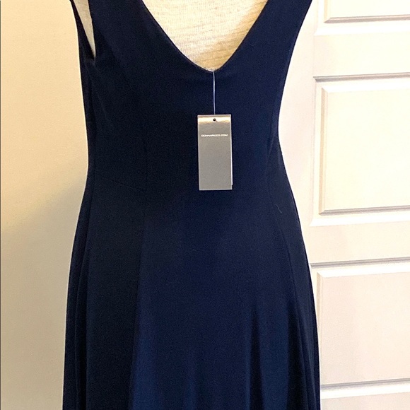 Dex Navy Blue V-neck Slip on Sleeveless Dress - Picture 7 of 10